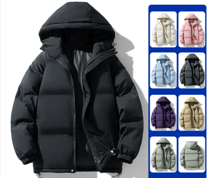Giacca Puffer Casual Personalizzata <span class=keywords><strong>per</strong></span> Uomo, Spessa e Calda, <span class=keywords><strong>per</strong></span> Esterni, con Colletto Alto e Cerniera, <span class=keywords><strong>per</strong></span> Autunno, Servizio OEM Disponibile - Product Image 1