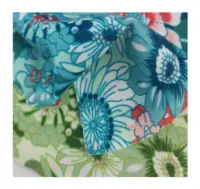 Ruichao tekstil 94% polyester % 6% spandex gibi pamuk örme çiçek baskı giysi kumaşı