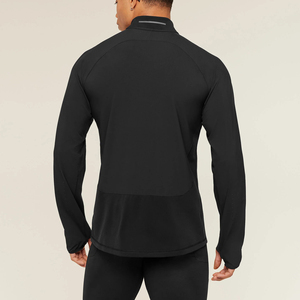 เสื้อแขนยาวผู้ชายแบบครึ่งซิปสำหรับออกกำลังกาย - Product Image 3