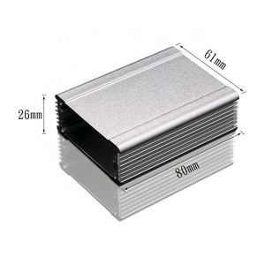 Caja de Aluminio Extruido para Amplificador, Carcasa para PCB con Recubrimiento en Polvo, Disipador de Calor, IP54, Aleación de Aluminio 6063, Caja para Proyectos - Product Image 1