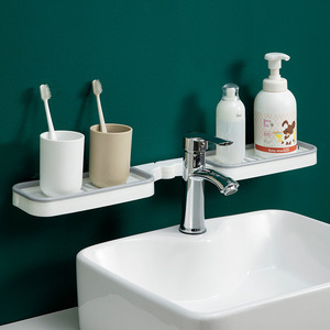 JAYA Étagère de salle de bain Étagère de douche Coin de rangement Organisateur <span class=keywords><strong>Petit</strong></span> évier de salle de bain Étagère de rangement Tour pour cuisine et buanderie - Product Image 2