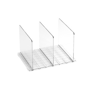 First Choice <b>Wardrobe</b> Divider <b>Plastic</b> Storage Rack 5 Layers Standing Type For Bag Organization Home Use - Product Image 2