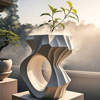 Pot & Planter Taman, Pot Tanaman Besar untuk Pusat Perbelanjaan, Pot Bunga Besar untuk Dalam Ruangan, Pot Bunga Mewah, Pot untuk Tanaman