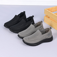 Chaussures de marche confortables et luxueuses, antidérapantes, respirantes, légères, en maille de coton, semelle extérieure en TPU, bout fermé, pour toutes les saisons