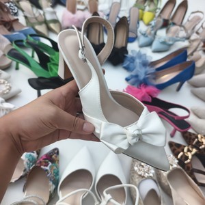 Mules à talons hauts pour femmes Sunborn, sandales d'été florales avec doublure en maille transparente, dessus plat, semelle intérieure en caoutchouc PU - Product Image 2