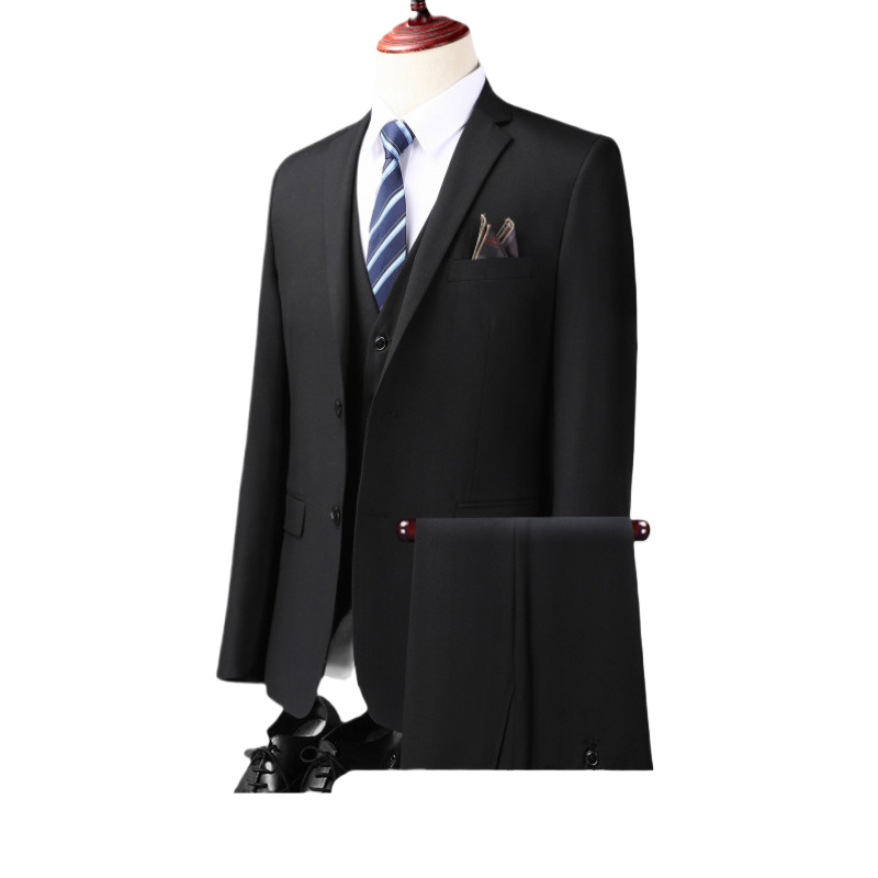 Suit Men's Black Business High-end Professional Dress Navy Blue Work  Clothes| Alibaba.com