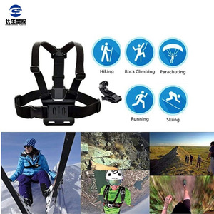 Kit d'accessoires pour GoPro 13 avec sangles de tête, de poitrine et de poignet compatibles DJI/Insta360/Yi/Syngo, en plastique et PC - Product Image 4