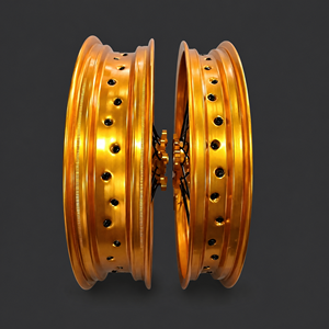Ruedas de Conversión KTM Supermoto para XC SX SXF XCW XCF EXC <span class=keywords><strong>F</strong></span> <span class=keywords><strong>300</strong></span> 450 con Bujes Forjados CNC y Opciones de Color Totalmente Personalizadas - Product Image 3