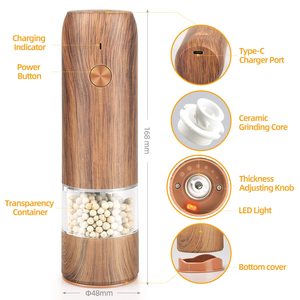 Stainless Steel <b>Pepper</b> Set Eco-Friendly Dishwasher Safe 48g Capacity for Cooking Seasoning Spices - Product Image 2
