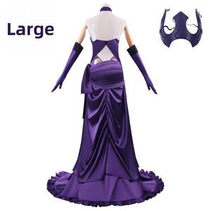 Ensemble complet de lingerie cosplay pour femme, robe noire Jeanne d'Arc, inspirée du dîner de la Sainte Vierge, fans d'anime, polyester - Product Image 3