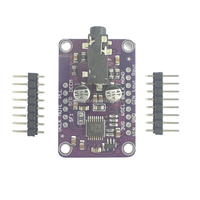 UDA1334A I2S DAC Audio Stereo Decoder Module Board for Raspberry Pi with 365-Day Warranty Genuine Authentic