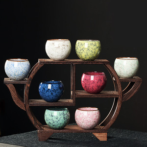Ceramic Porcelain Tea Set <strong>Dragon</strong> <strong>Egg</strong> Cup Elegant Vintage Light Luxury Retro Design Tray Packaging Gift Wholesale - Product Image 4