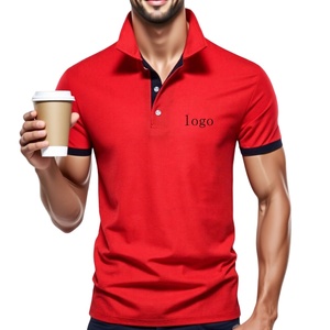 Wholesale High Quality Breathable Solid Short Sleeve ODM for Shirts Knitted Fabric Plus Size Golf Digital Printing Logo Men's