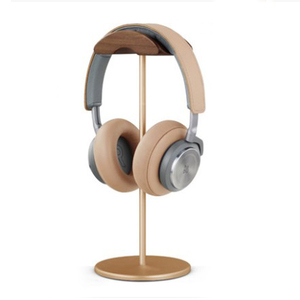 High Quality Walnut Aluminum <strong>Headphone</strong> <strong>Stand</strong> Gaming Headset <strong>Stand</strong> Wood Mount for Gaming <strong>Headphones</strong> - Product Image 3