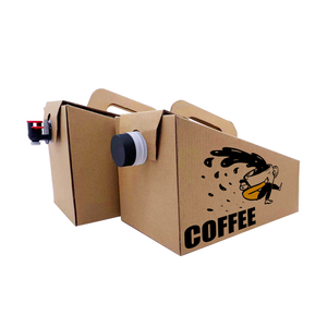Boîte à café à emporter écologique de 96 oz, logo personnalisé, sac à café jetable de 2 L pour café, bière, whisky, vodka, soda - Product Image 4