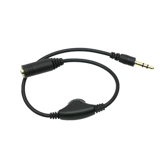 D1328 3.5mm Male to Female audio extension cable with  Volume Control
