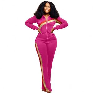 Vêtements pour femmes transfrontaliers Mode sportive et décontractée Ensemble de costume 2 pièces 2022 Nouveau style - Product Image 2