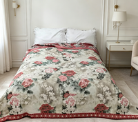 Couvre-lit en jacquard de chanvre/coton écologique de style chinois Gastrodia Elata 230cm*250cm-Yunlin Spring toutes saisons
