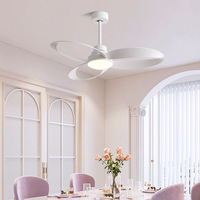 Nouveau ventilateur de plafond pour restaurant moderne et simple, style artistique minimaliste, plafond commercial, chambre à coucher