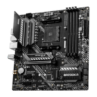 Motherboard komputer MSI murah M B550M BAZOOKA DDR4 soket AM4 mendukung R yzen prosesor Gaming Motherboard