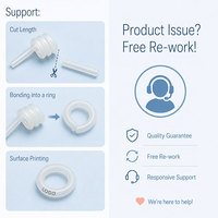 Tube en silicone spiralé sur mesure, haute élasticité, résistant aux plis, pour pompes péristaltiques médicales et transfert de fluides