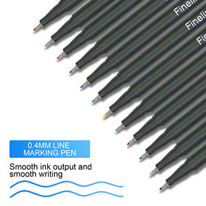 أقلام ملونة مبيع بالجملة-أقلام مبطنة بحبر دقيق متعددة الألوان تعتمد على الماء-علامة نقاط دقيقة للكتابة والرسم والرسم - Product Image 3