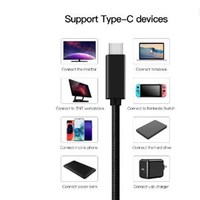 Kabel USB-C ke USB-C PD100W 5A USB 3.2 Gen 2 10Gbps Sinkronisasi Data Pengisian Cepat Kabel Jalinan Nilon untuk Ponsel Tablet