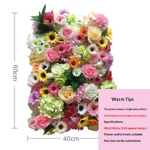 Mur floral en soie haut <span class=keywords><strong>de</strong></span> gamme pour événements <span class=keywords><strong>de</strong></span> grande ouverture, marque CY, avec hortensias, roses et verdure, série DA, modèle 1 - Product Image 5