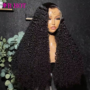 Peluca de Cabello Humano Natural Virgen Vietnamita con Ondas de Agua Widows Peak, Frontal de Encaje HD Completo, Sin Pegamento, al por Mayor - Product Image 3