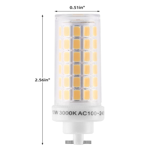 Ampoule LED GU6.5 3000K blanc chaud haute luminosité CDM-TM Mini 20W ou <span class=keywords><strong>35W</strong></span> <span class=keywords><strong>830</strong></span>/930 de remplacement, 100-240V 10W, lot de 2 - Product Image 2