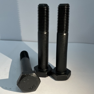 מבנה פלדה 10.9S משתמש בברגי משושה גדולים בעלי חוזק גבוה GB/T 1231, סט שלם הכולל אום אחד ושתי דיסקיות, M20 - Product Image 2