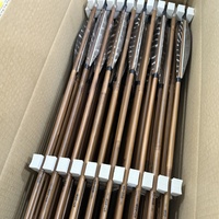 Flèches en bambou traditionnelles de 30-33 pouces avec spine correct, fabriquées à la main pour le tir à l'arc sur cible, flèches en bambou avec logo et spine personnalisable