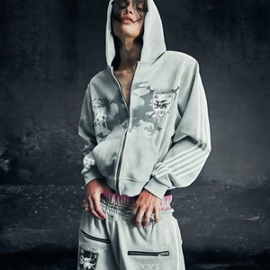 เสื้อฮู้ดผู้ชายแบบกำหนดเองได้ รุ่น Essential Black Tech Fleece ผ้าคอตตอนผสมพรีเมียม ให้ความอบอุ่น สวมใส่สบาย เหมาะสำหรับฤดูหนาว - Product Image 6