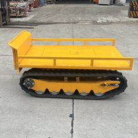 Kleines Raupenfahrwerk 500kg 1Tonne 2Tonnen Gummi-Raupenchassis für Offroad-Logistik und UGV-Roboterträger