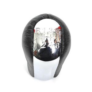 Pomo de palanca de cambios de coche, ergonómico, de aleación de zinc y cuero, para Toyota Corolla Yaris - Product Image 1