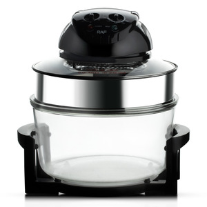 Friteuse à air 12l 3500w 8-en-1 360 °   Cuisson à circulation de chaleur à faible teneur en matières grasses, avec minuterie de 60 minutes, en verre, multi-usages - Product Image 2