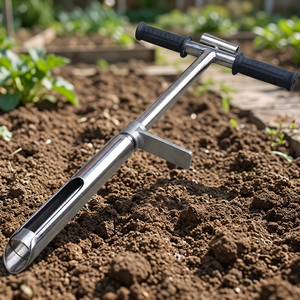 Sonde de sol de haute précision à poignée en T, en acier inoxydable, 10 pouces, protection IP55, échantillonneur de sol pour terrain de golf - Product Image 3