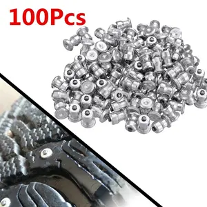 100 pz inverno alette ruota pneumatici per auto borchie vite neve punte ruota pneumatico catene da neve borchie per scarpe ATV auto moto pneumatico 8x10mm