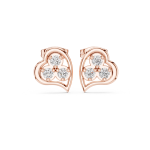 Élégantes boucles d'oreilles en diamant de laboratoire en or, scintillantes, pour femmes, pour mariage, fête, bijoux fins, accessoire de mode de créateur - Product Image 6