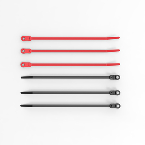 Оптовая продажа, качественные кабельные стяжки, кабельные стяжки с длиной, черные, с фиксирующей рамкой и отверстиями для ногтей - Product Image 1