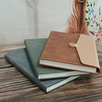Carnet de notes en cuir personnalisé de marque HYX, format A5, 100 feuilles, couverture rigide, marbré, avec boucle, reliure cousue, plusieurs options de couleurs, cadeau
