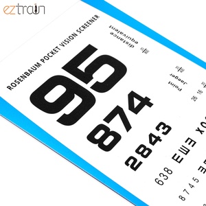Prueba <span class=keywords><strong>de</strong></span> visión ocular <span class=keywords><strong>de</strong></span> PVC <span class=keywords><strong>de</strong></span> 14 pulgadas Tabla optométrica <span class=keywords><strong>de</strong></span> Snellen Lados dobles para visión <span class=keywords><strong>de</strong></span> pantalla para <span class=keywords><strong>Instituto</strong></span> Ocular o clínica - Product Image 4