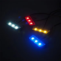 Lumière LED pour plaque d'immatriculation de moto, étanche, 12V, pour modification de moto