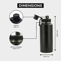 Yeway 18/8 chaud et froid Logo personnalisé 32oz bouteille de boisson thermique Double paroi bouteille d'eau en acier inoxydable isolée sous vide