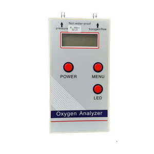 Analyseur de concentration d'oxygène métallique portable à piles avec capteur de pureté ultrasonique et analyseur de débit – Garantie 1 an - Product Image 1
