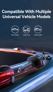 Chargeur de voiture électrique MODORWY avec écran numérique, charge rapide 18W, PD QC3.0, BT5.1, lumière RGB, fonction de lecture de <span class=keywords><strong>carte</strong></span> TF - Product Image 4
