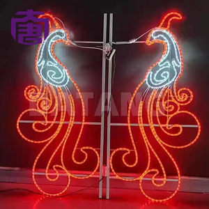 ไฟประดับเสาคริสต์มาสกลางแจ้งแบบกันน้ำ LED สำหรับตกแต่งถนน ทางเดินเชิงพาณิชย์ และโครงการไฟตกแต่งภูมิทัศน์ในช่วงเทศกาล - Product Image 2