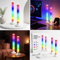 Luz LED Inteligente RGB con Sincronización Musical, Control por Aplicación, para Sala de Juegos, Barra LED Tuya Wifi, Barras Ambientales, Colores Personalizables, Luz Nocturna de Escritorio