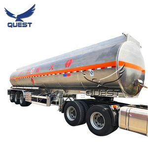 مقطورة صهريج وقود من سبائك الألومنيوم مشهورة في الصين ، زيت/بترول/سائل كيميائي للبيع - Product Image 5