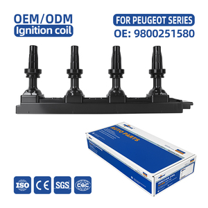Bobina di Accensione MIKEYA 9800251580 per Peugeot DS 5LS 2008 301 307Cross 308 408 <span class=keywords><strong>Citroen</strong></span> <span class=keywords><strong>C3</strong></span>-XR C4 Elysee C-Quatre 9674680380 245312 - Product Image 1
